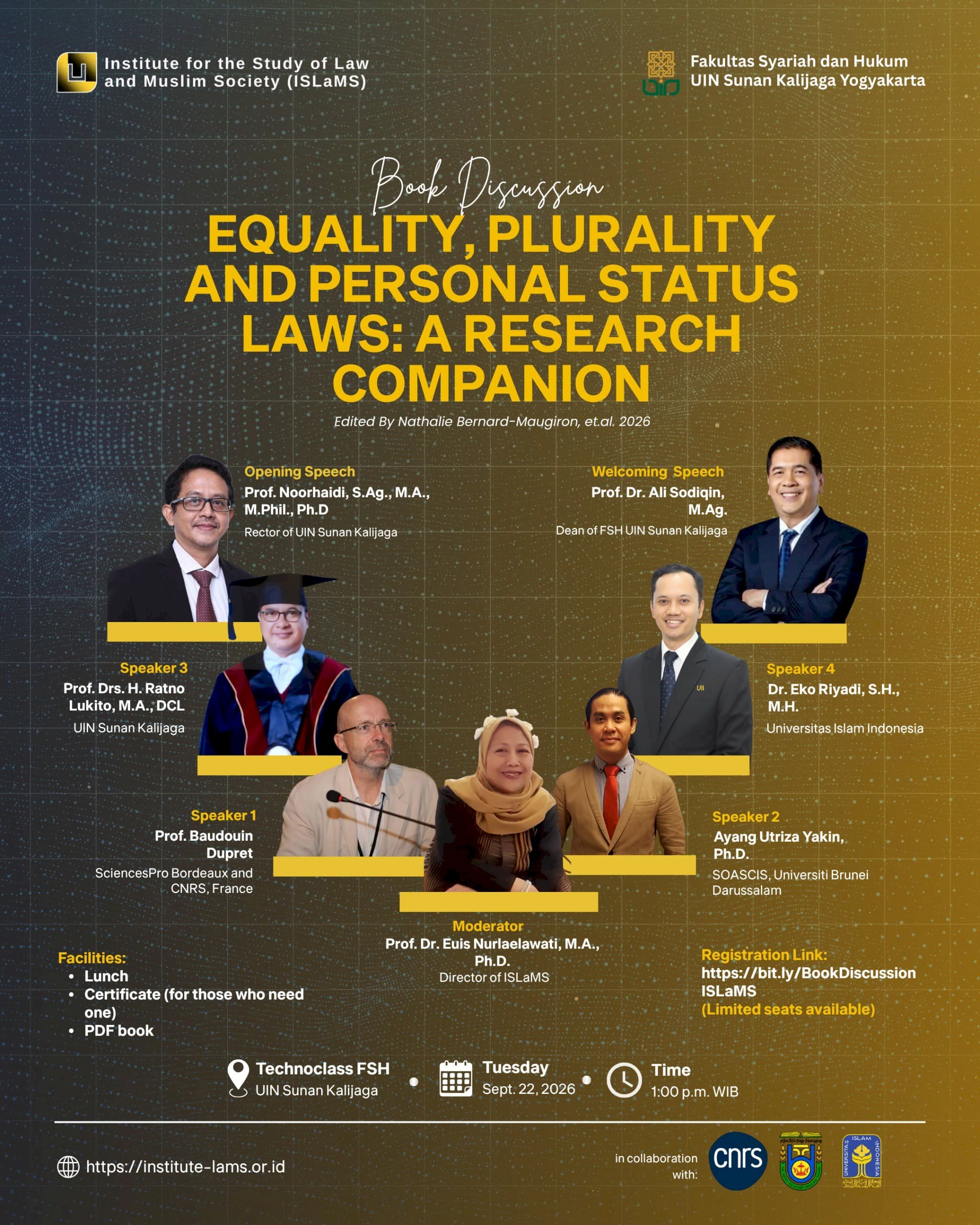 BOOK DISCUSSION “Equality, Plurality and Personal Status Laws: A Research Companion”