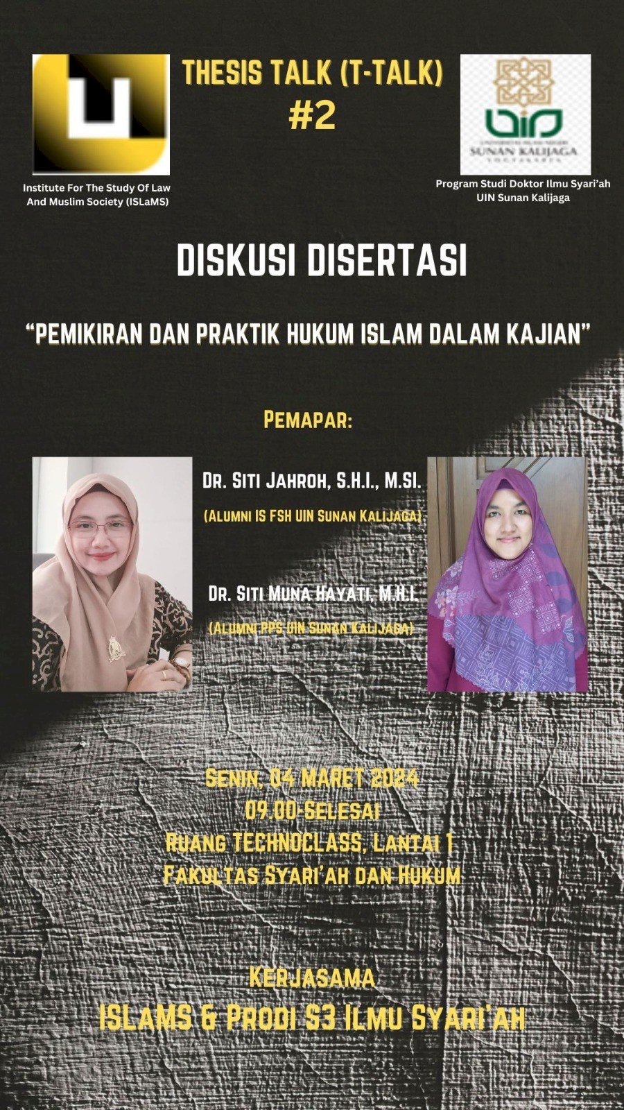Diskusi Disertasi (Thesis-Talk)
