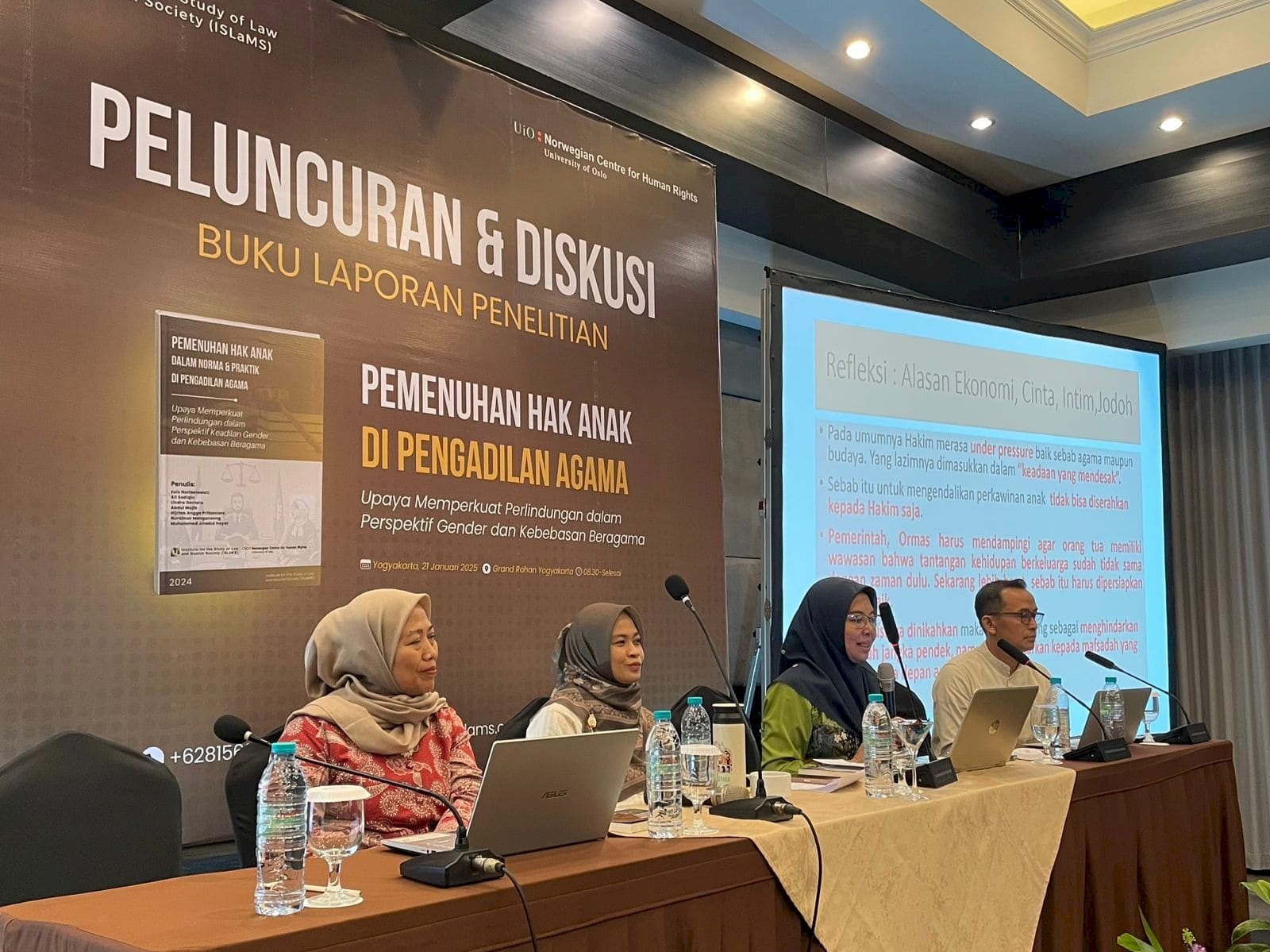 Peluncuran Buku Laporan Penelitian Pemenuhan Hak Anak, Direktur ISLaMS: Kajian Ini Tegaskan Prinsip Kepentingan Terbaik bagi Anak