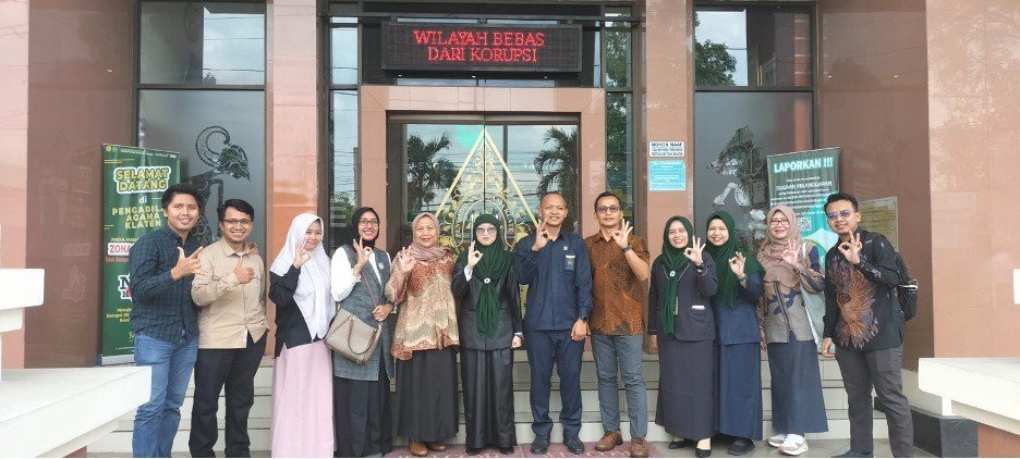 Melakukan Observasi, Tim LILA MoRA the AIR Funds 2025 Menggali Dinamika Praktik Advokasi Hukum di Pengadilan Agama Klaten